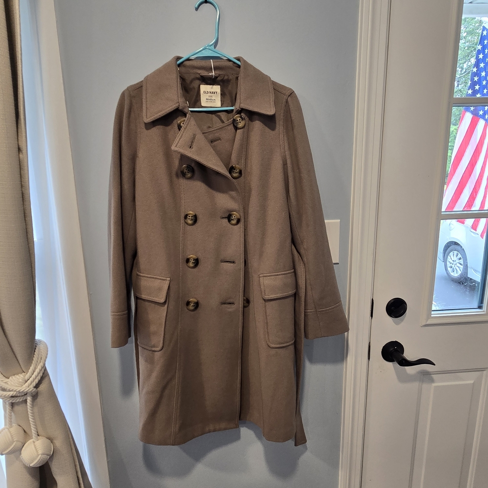 Old Navy Women's Classic Pea Coat - Picture 2 of 7